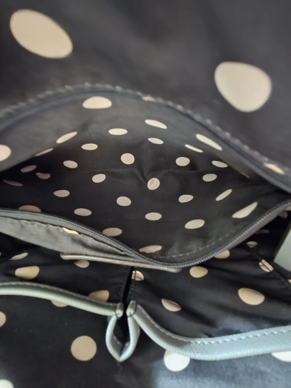 Anne Klein Gray Dome Satchel with Gold-Tone Hardware
